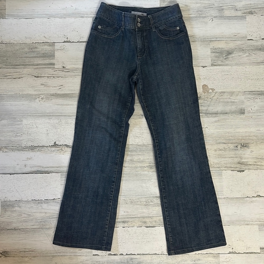 - #P27- womens blue jeans size 0 CHICOS
